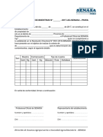 Acta de Colecta de Muestra