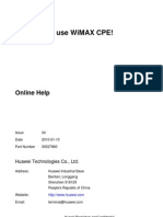 WiMAX BM6X2 Online Help