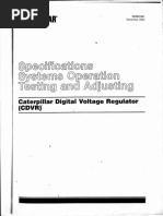 Caterpillar Digital Voltage Regulator Service Manual PDF