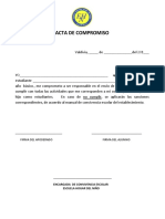 Acta de Compromiso