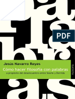 Jesús Navarro - Como Hacer Cosas Con Palabras