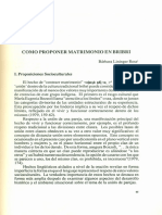 Como Proponer Matrimonio en Bribri PDF