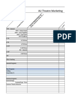 AU Theatre Marketing: Ste R, A D,, A Rti Cle, e TC )