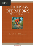 Chainsaw Operator 39 s Manual the Safe Use of Chainsaws Sixth Edition