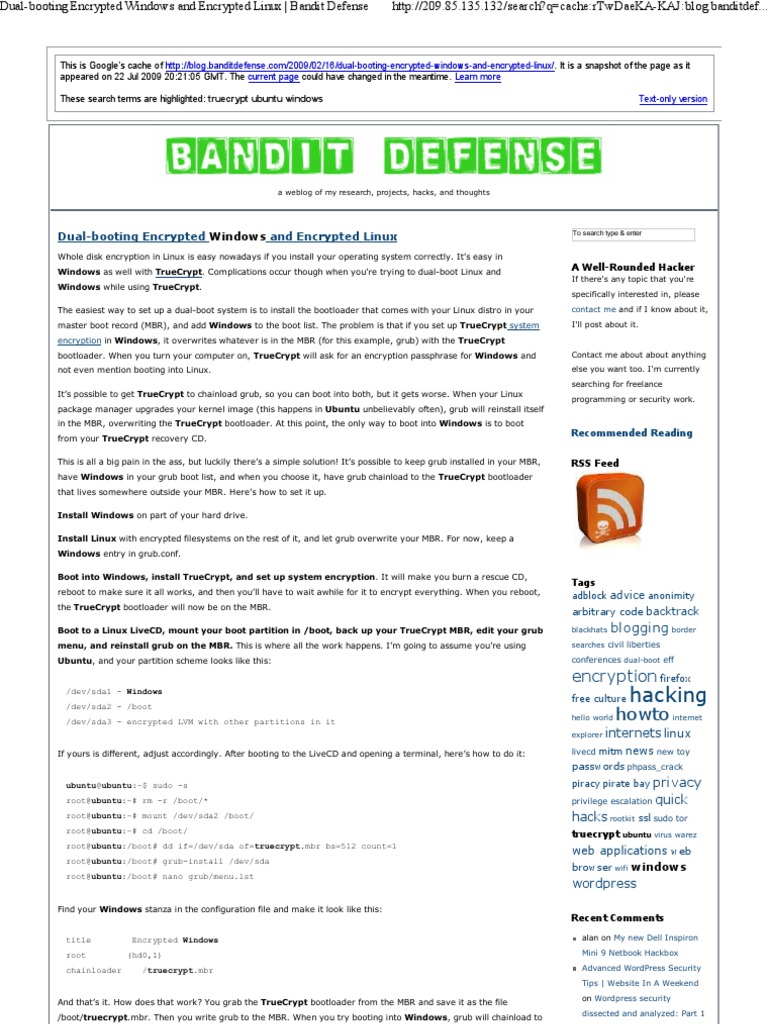 How To Crack Truecrypt Bootloader - idahopotent