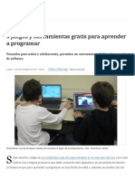 La Nacion - 9 Juegos y Herramientas Gratis Para Aprender a Programar - 11.09.2017