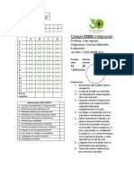 Prueba Semestral Ciencias 3º