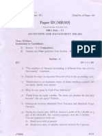 Accounting For Managers Question Paper PDF