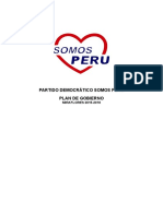 Plan de Gobierno, Somos Peru
