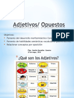 Clase Adjetivos - Opuestos