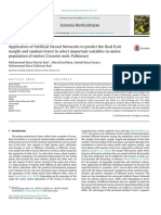 Application of Artificial Neural Networks To Predict The Final Fruit Weight and Random Forest To Select Important Variables in Native Population of Melon (Cucumis Melo L.)