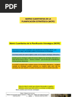 MATRIZ DE LA ESTRATEGIA PRINCIPAL y MCPE | PDF | Matriz (Matemáticas ...