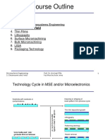Microsystems Engineering Course Outline