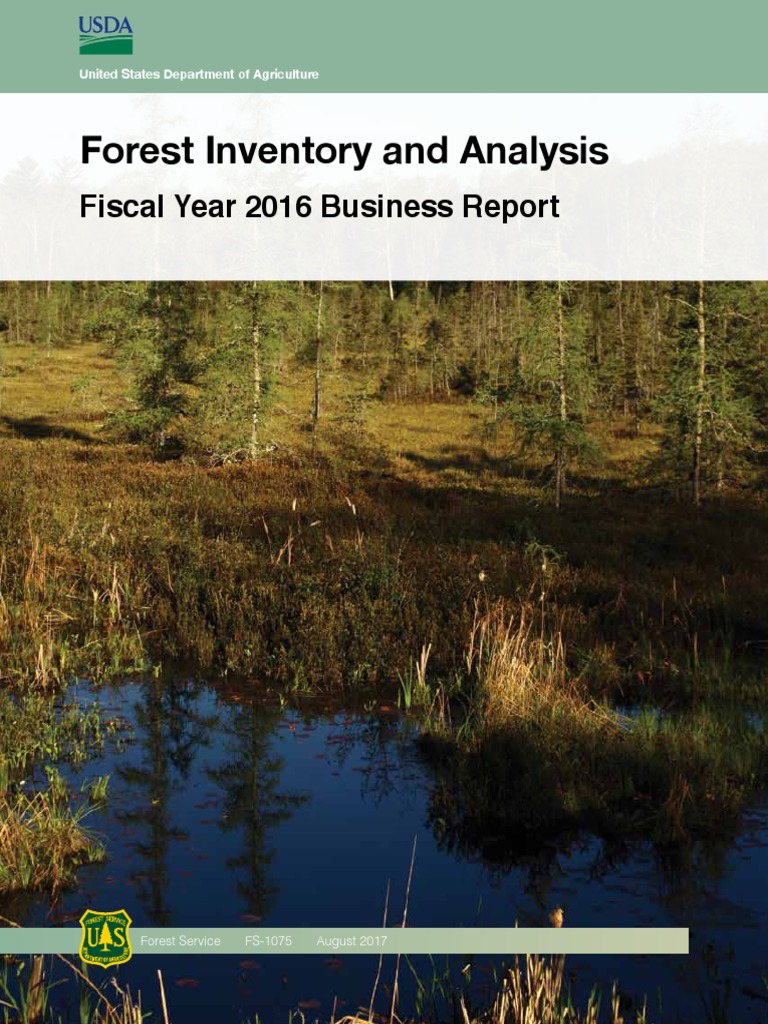 Forest Inventory and Analysis United States Department Of Agriculture