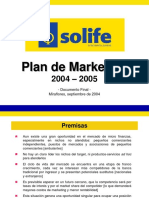 UPN - Ejemplo Plan de Marketing Solife