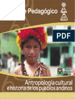 Antropología Cultural e Historia de Los Pueblos Andinos