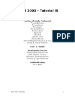 Download Excel 2003 - Tutorial 3 by Glenn SN3827382 doc pdf