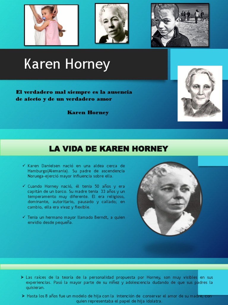 Karen Horney | PDF | Mujer | Ansiedad