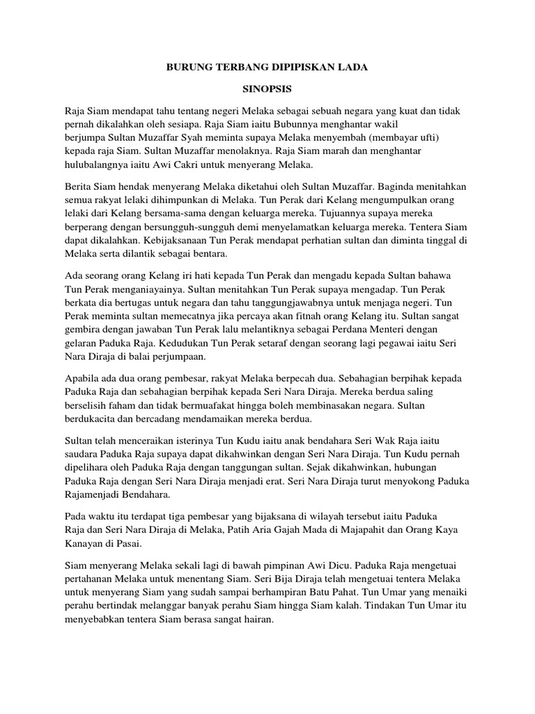 Burung Terbang Dipipiskan Lada Muka Surat 76-80