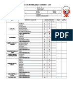 Libreta de Informacion Del Estudiante Tercero b