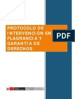 Protocolo de Intervención en Flagrancia PDF