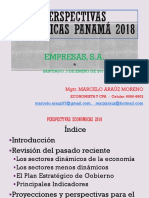 Perspectivas económicas Panamá 2018