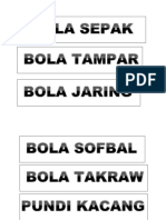 Label Stor Sukan