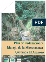 Plan de Manejo de Cuenca Arenoso 1998