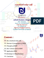 Dye Sensitized Solar Cell
