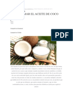 ACEITE de COCO para Alzheimerr