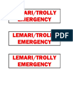 Lemari/Trolly Emergency Lemari/Trolly Emergency Lemari/Trolly Emergency