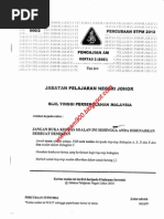 Soalan Percubaan STPM Negeri Johor 2010 - Pengajian Am Kertas 2