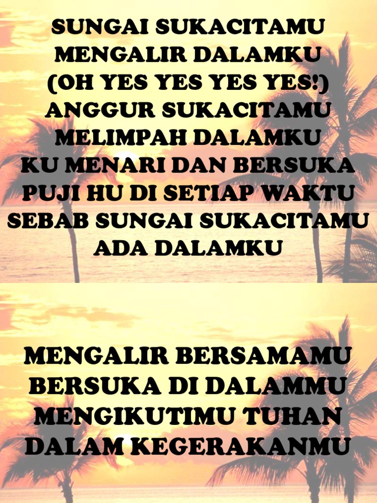 Sungai Sukacitamu Lirik Planet Soal