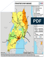 Uganda Maize Production and Trade Flow Map