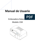 Manual de Usuario de Embozadora Modelo 150i