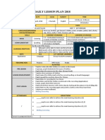 Daily Lesson Plan 2018: Writing Screening