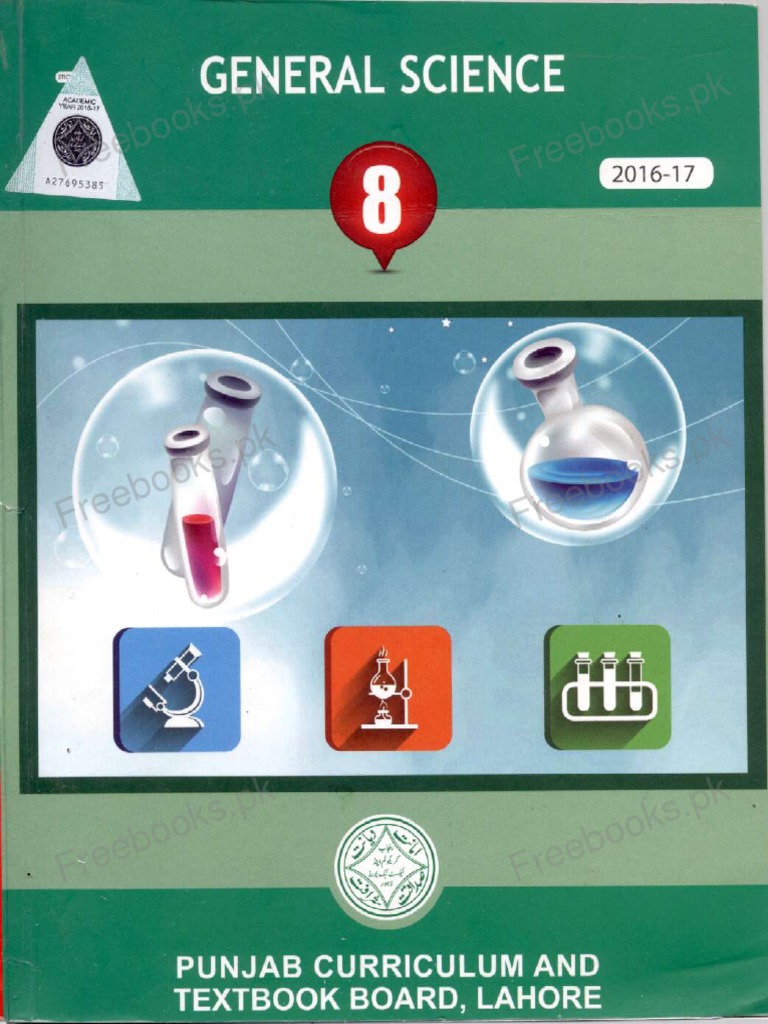 8th Class General Science Book Punjab Curriculum and Textbook Board Lahore