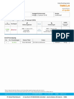 TWRCLH: E-Ticket Itinerary & Receipt