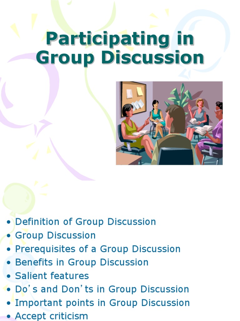 Week 6 Participating in Group Discussion | PDF | Criticism | Argument
