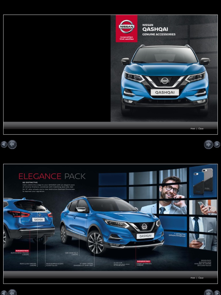 New Nissan Qashqai 2018 Accessories UK, PDF, Trunk (Car)