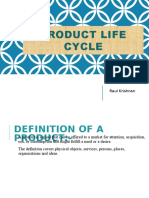 Product Life Cycle: Raul Krishnan