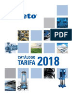 Veneto Catálogo Tarifa 2018