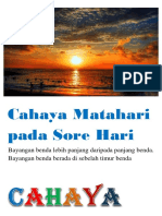 Cahaya Matahari