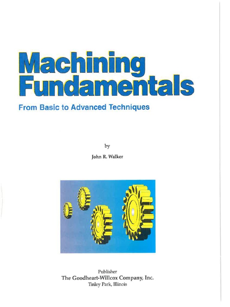 Machining Fundamentals | PDF