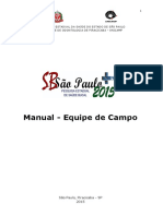 Manual de Equipe Campo SBSP 2015