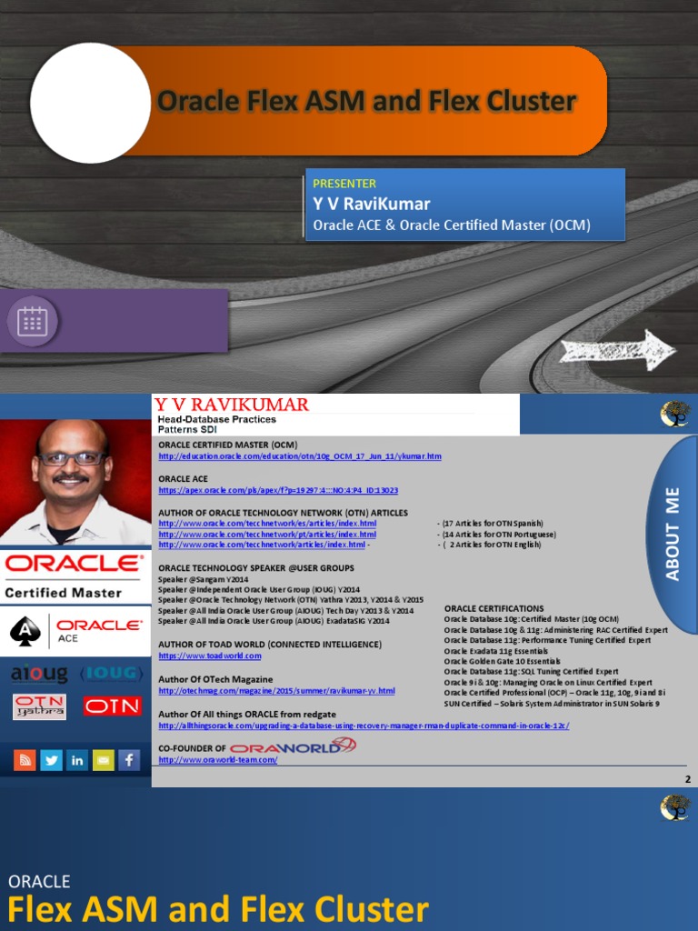 Flex ASM and Flex Cluster | PDF | Oracle Database | Computer Cluster