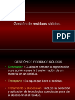 Gestion de Sólidos