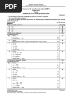 Barem Fizica Tehnologic 2018