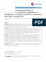 2-1 Clinical and Microbiological Efficacy of Continuous Versus Intermittent Application
