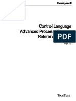 Control Language Advanced Process Manager Reference Manual